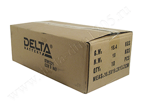 Закрытая коробка с аккумуляторами Delta DTM 1205